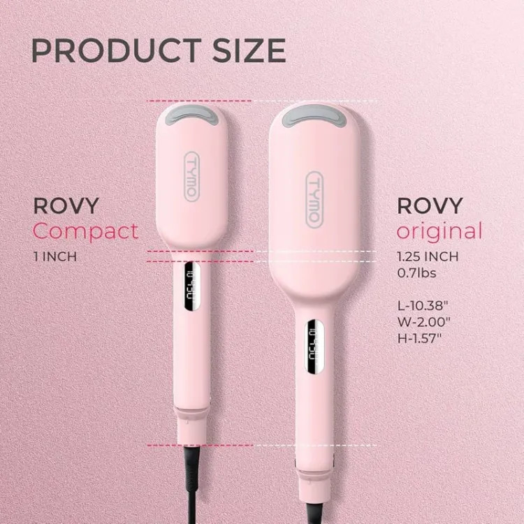 دستگاه فر مو - دستگاه حالتدهنده مو TYMO ROVY مدل HC507P | ویور سه شاخه حرفهای با فناوری یون منفی ن1