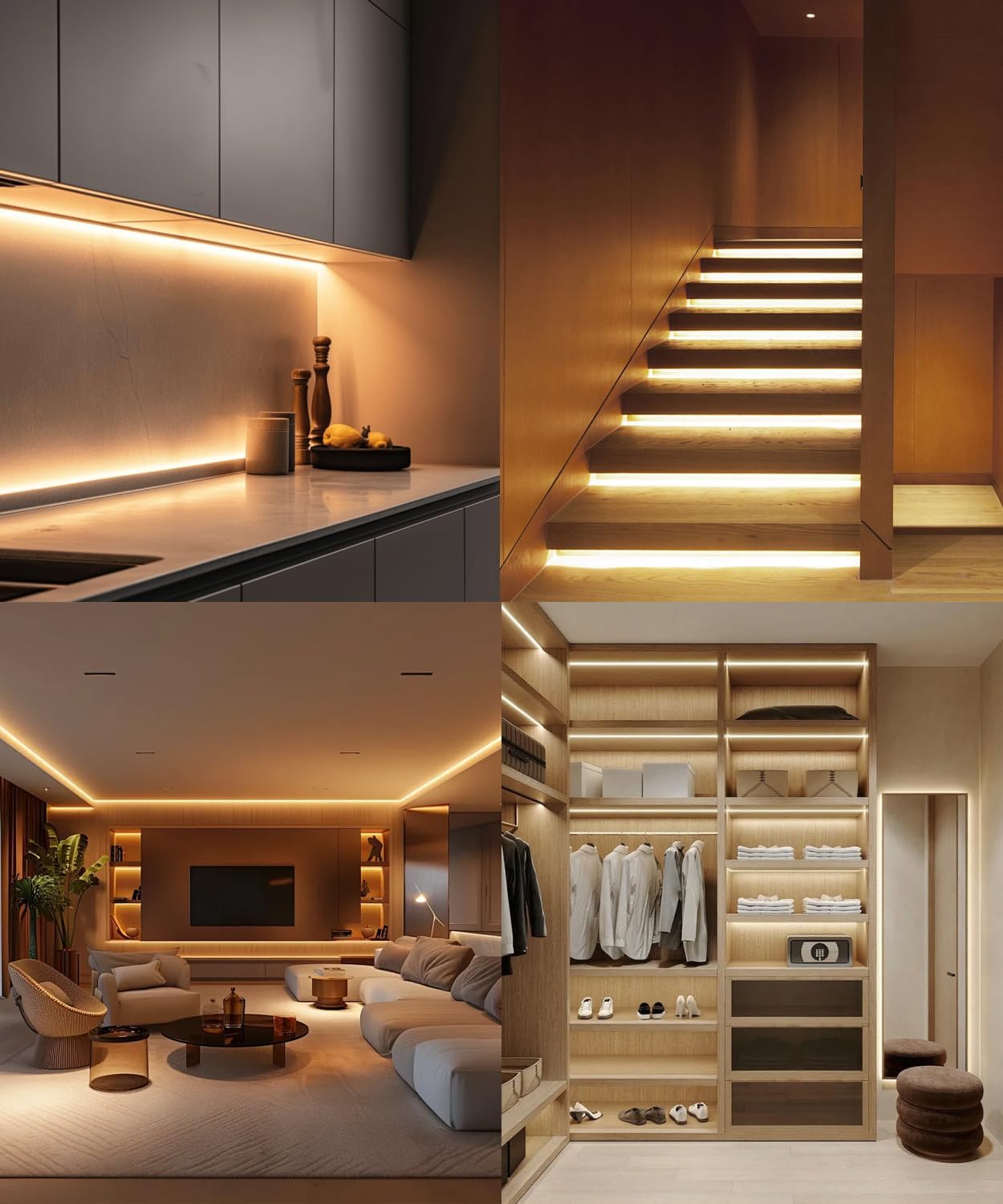 نوار LED نواری COB با قابلیت تنظیم رنگ نور (CCT) نوار LED COB مدل CCT، طول ۵ متر، دارای ۵۶۰ عدد LED در هر متر، قابلیت تنظیم شدت نور و دمای رنگ از ۲۷۰۰K تا ۶۵۰۰K، ولتاژ ۲۴ ولت، همراه با ریموت کنترل و آداپتور برق