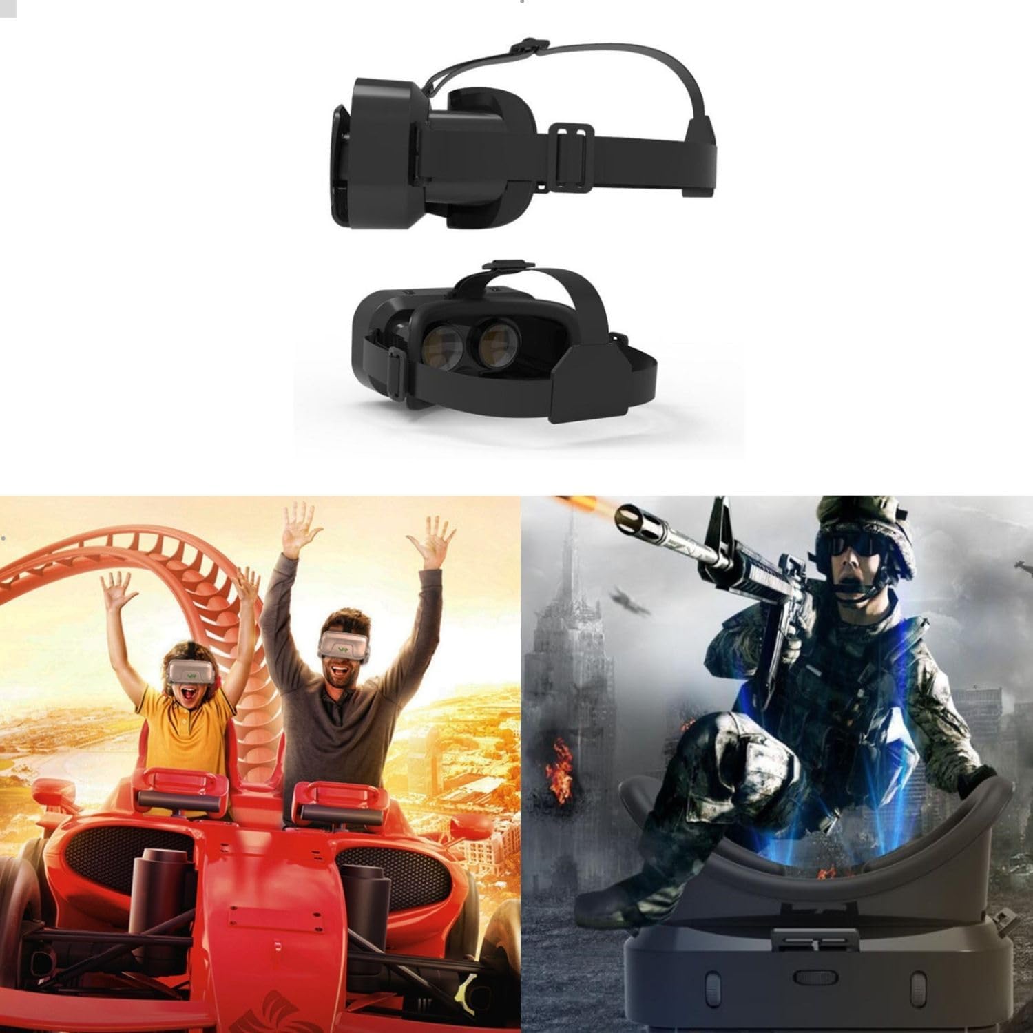 هدست واقعیت مجازی Shinecon G10 مناسب گوشیهای iPhone و Android، عینک واقعیت مجازی سهبعدی Shinecon G10 مدل VR 360 با کنترل بلوتوث، مجهز به قابلیت نمایش ۳D و ۳۶۰ درجه، همراه با کنترلر بلوتوث برای تجربه بازی و سرگرمی
