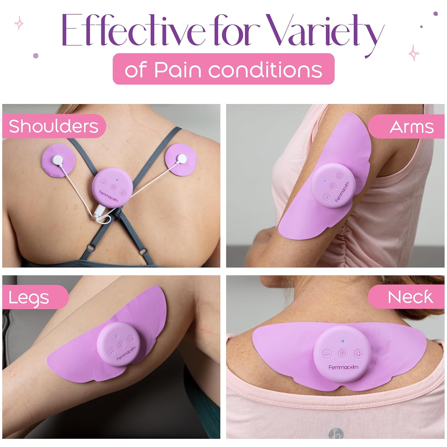 دستگاه TENS برای تسکین درد قاعدگی – مدل M50 Menstrual Relax – دستگاه کاهش دردهای دورهای و اندومتریوز – دستگاه بیسیم تسکین درد پریود با ۶ حالت ماساژ