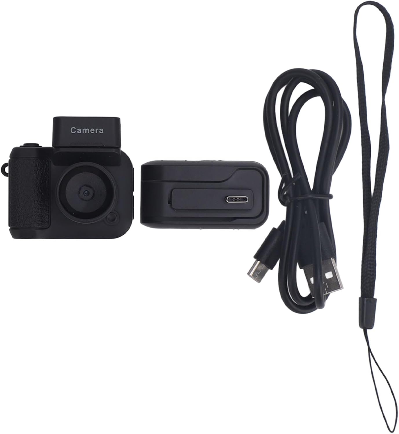 دوربین دیجیتال کوچک قابل حمل 1080P با نمایشگر ۱.۴۴ اینچی، فلاش، ضبط ویدئو و شارژ USB مناسب سفر و ولاگ