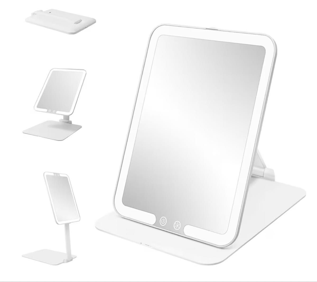 آینه LED تاشو JEMISUN با نور قابل تنظیم، طراحی زیبا و قابلیت حمل آسان، یک انتخاب کاربردی برای داشتن آرایشی دقیقتر و حرفهایتر در هر شرایط نوری است.(در دو رنگ سفید و مشکی موجود است)