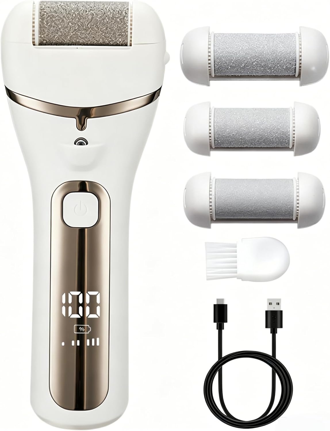 سوهان برقی پا Beykakye با 3 سری کوارتزی، نمایشگر LED، باتری شارژی 1200mAh و طراحی ضد آب، راهکاری آسان برای حذف پوست خشک، پینه و زبری کف پا در منزل است.