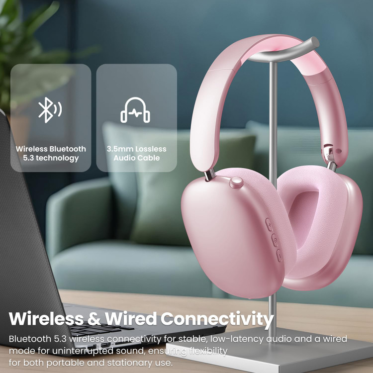 هدفون بلوتوثی Wentronic Y01 دورگوشی با حذف نویز ANC، صدای Hi-Res و باتری 48 ساعته