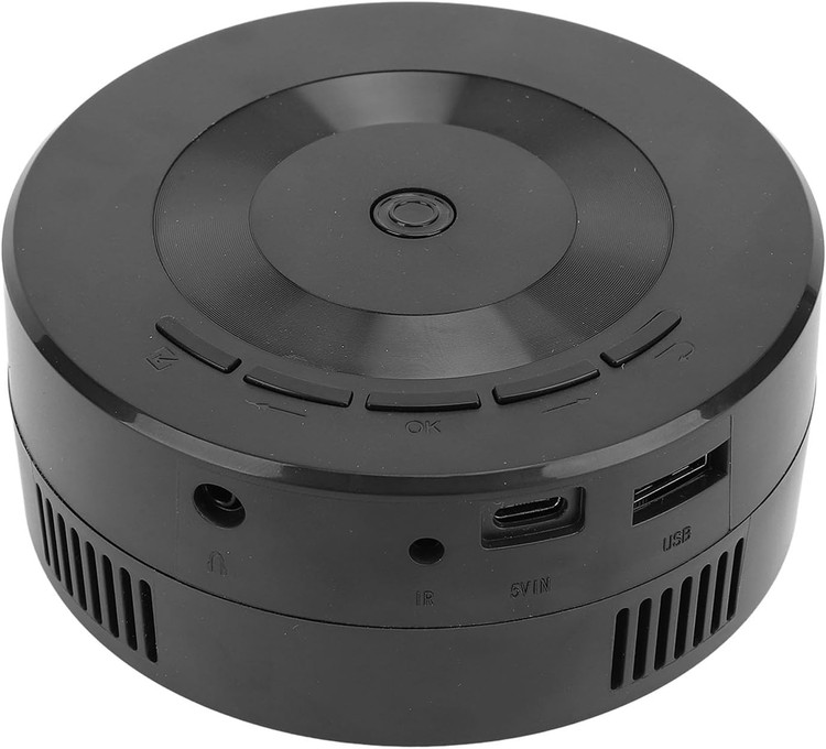 ویدئو پروژکتور قابل حمل LIYJTK با پشتیبانی 1080P، اتصال موبایل، کنترل از راه دور و مناسب فیلم، بازی و کمپینگ