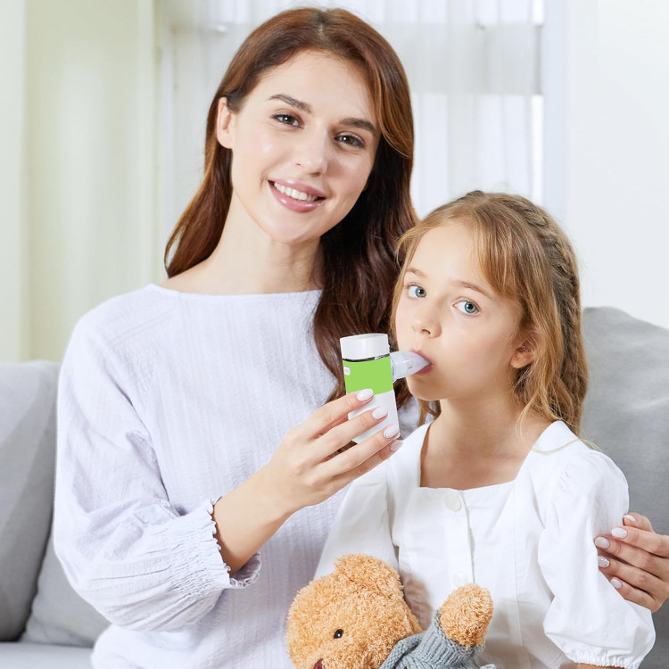 دستگاه نبولایزر و بخور سرد FEELLIFE مدل AirPro Go، قابل حمل و کمصدا برای بزرگسالان، کودکان و نوزادان