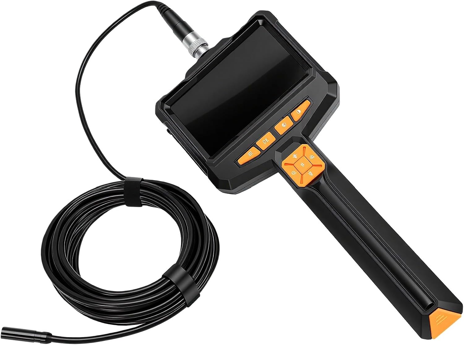 دوربین آندوسکوپی (بوراسکوپ) Jiawu با کیفیت 1080P، صفحه نمایش ۴.۳ اینچی و ۸ چراغ LED قابل تنظیم، مناسب برای بازرسی و تعمیرات خانگی