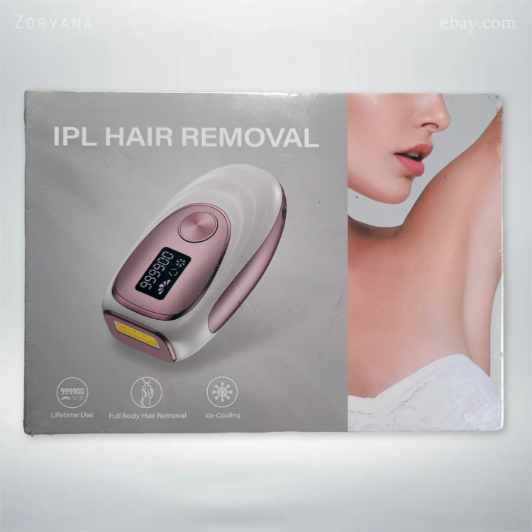 لیزر رفع موهای زائد IPL مجهز به سیستم خنککننده، ۹۹۹,۹۰۰ شات | ایمن، ملایم و دائمی