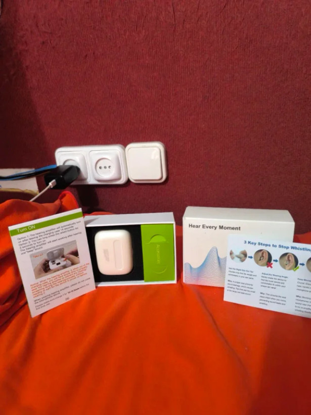 تقویتکننده شنوایی Vincent Audio مدل Clear Nature، بدون نیاز به نسخه پزشک، رنگ سفید